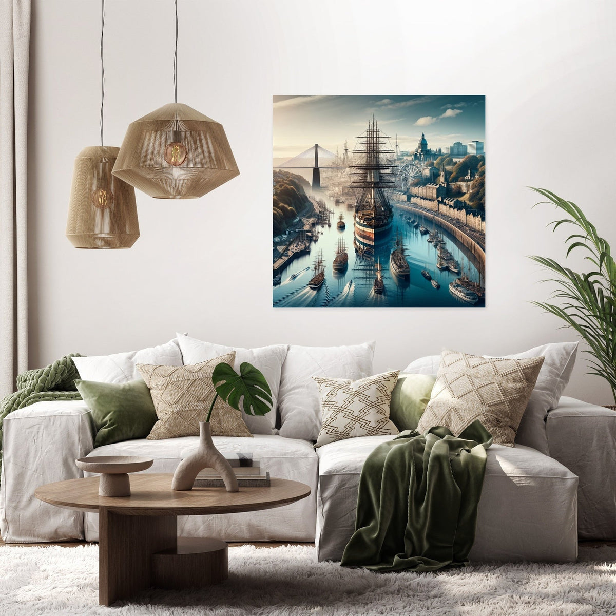 Panoramic Bristol Canvas