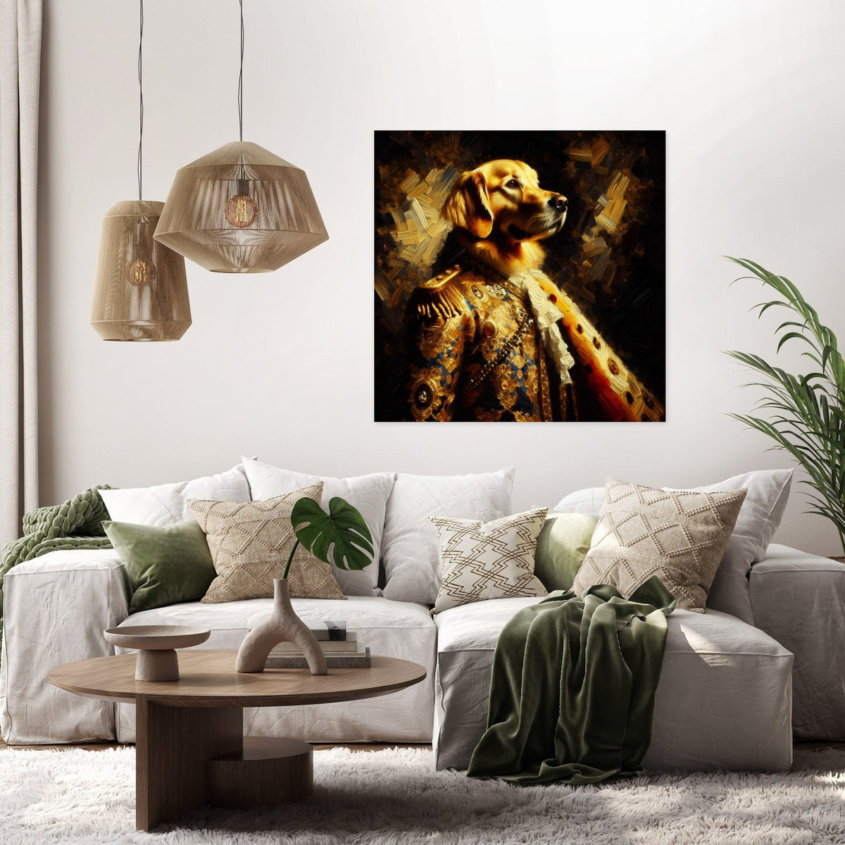 Majestic Monarch Retriever Canvas
