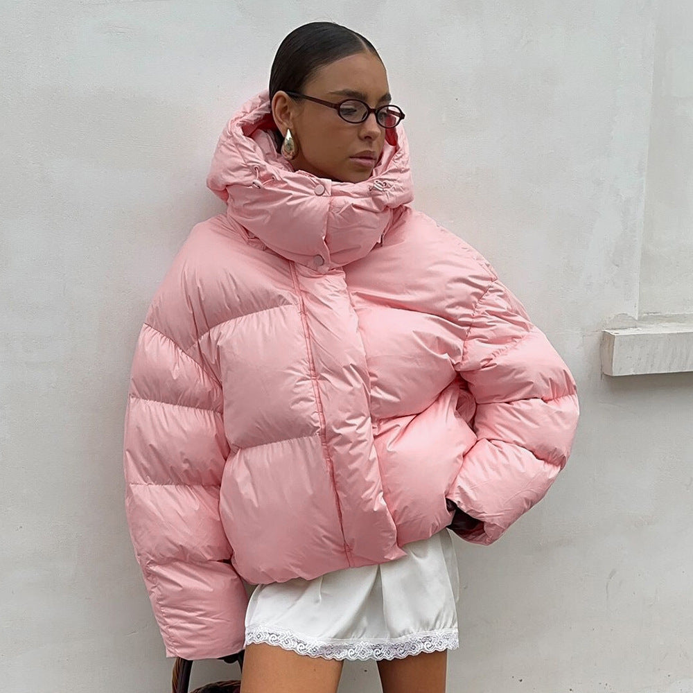 Thick Puffer Jacket, Warm Cotton Coat