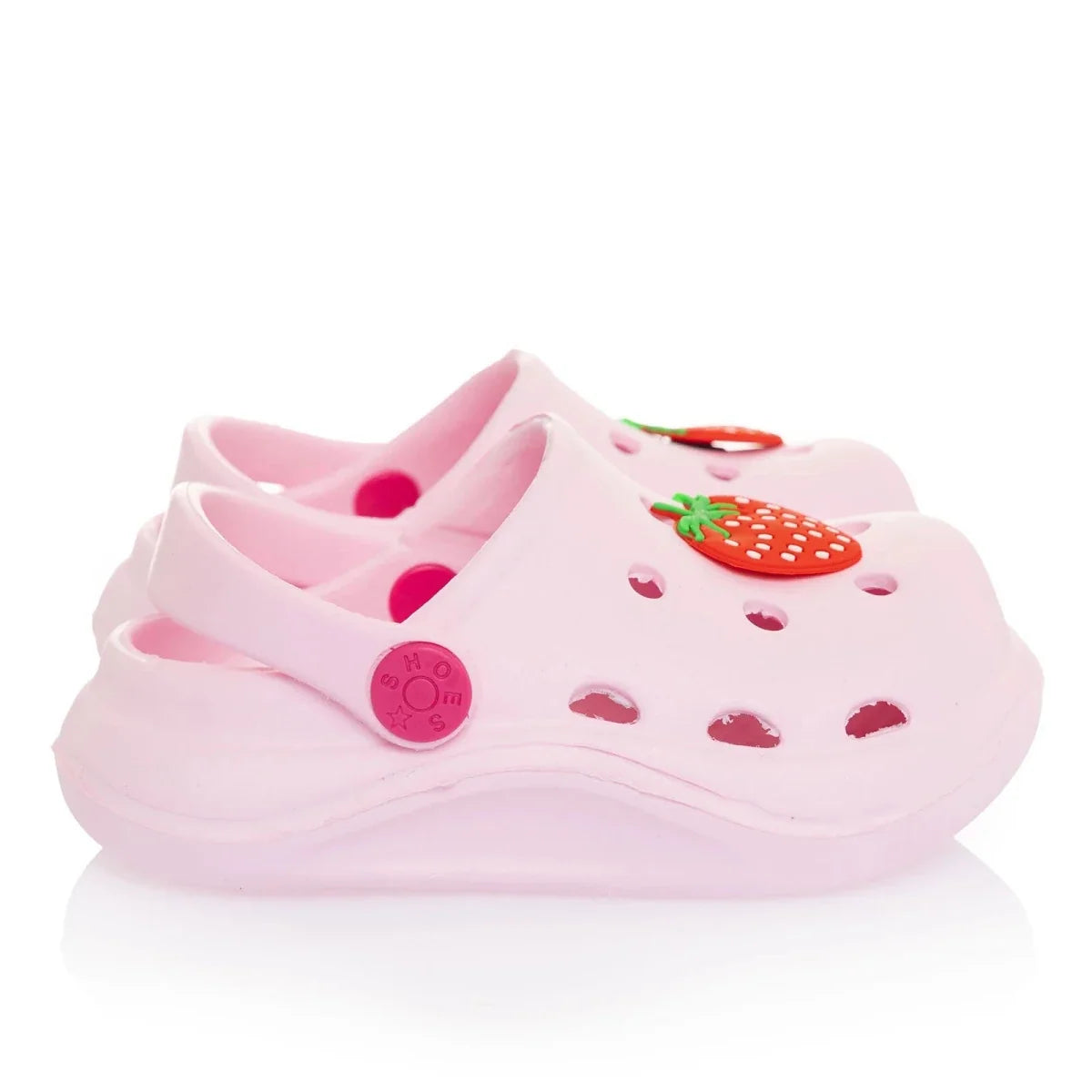 HelloBaby Strawberry Detail Baby Pool Slides - Pink