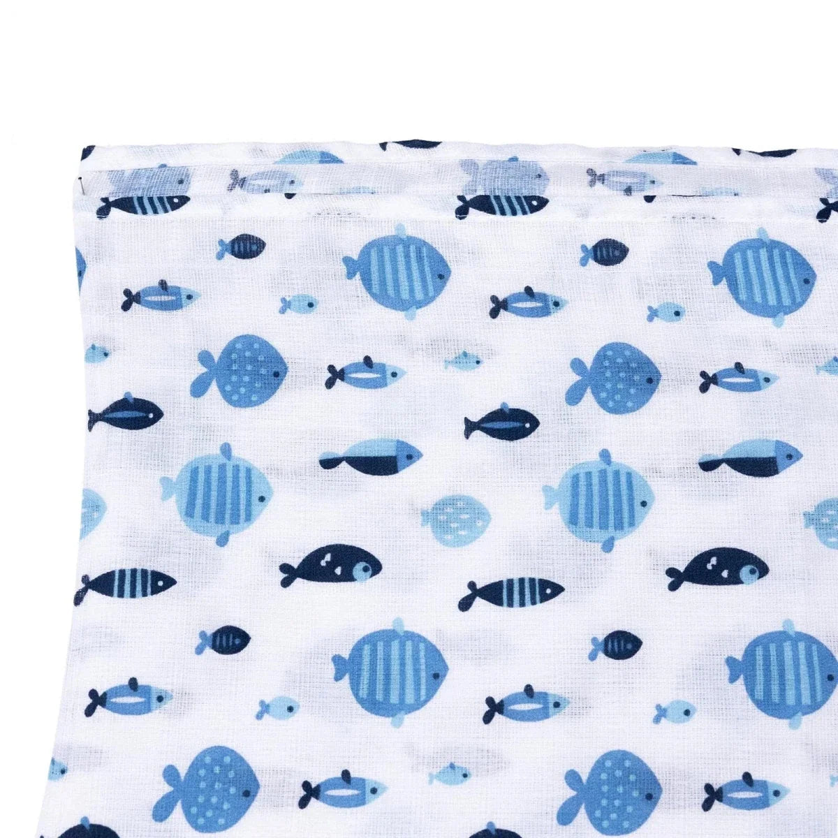 Mollia Muslin Baby Blanket (80 x 100 cm) - Blue
