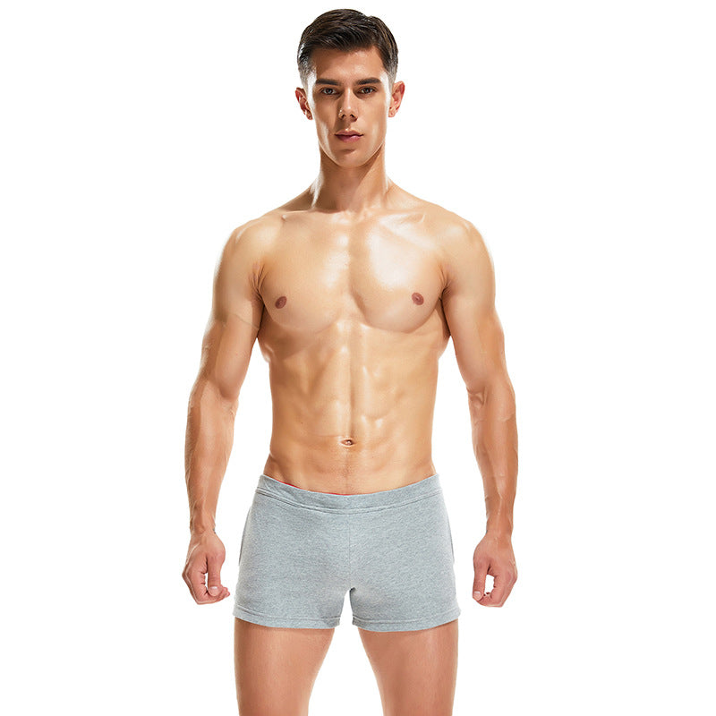 Men's Home Sports Casual Shorts Cotton Solid