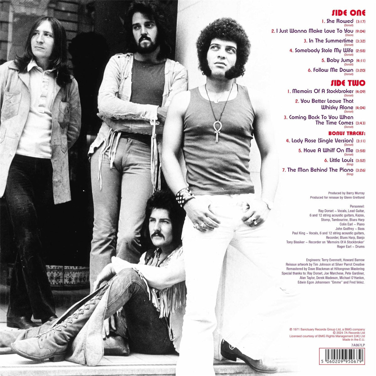 MUNGO JERRY - Electronically Tested (Red) Vinyl