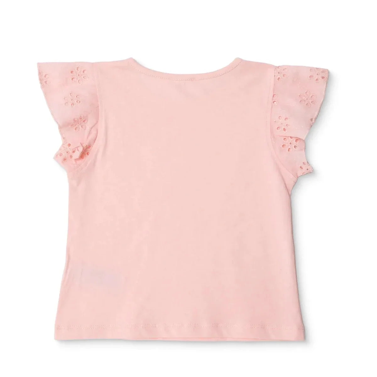 HelloBaby Short Sleeve Jersey Baby Top (3-6 Months to 3-4 Years) - Powder