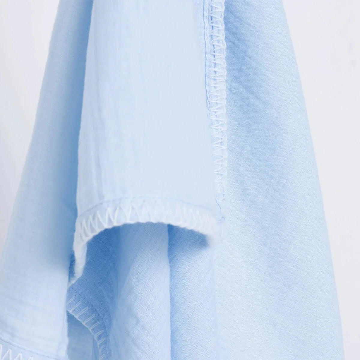 Mollia Two-Layer Muslin Baby Blanket (80 x 100 cm) - Blue