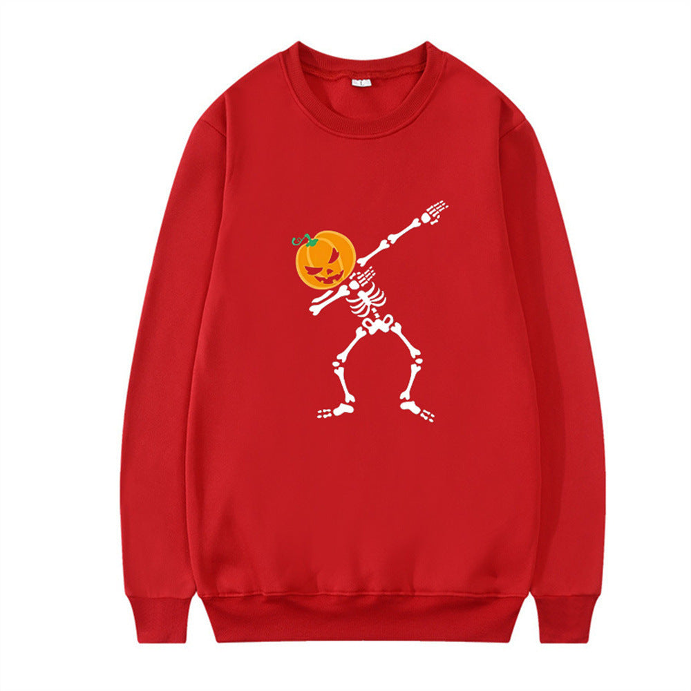 Women's Creative Leisure Printed Crew Neck Top