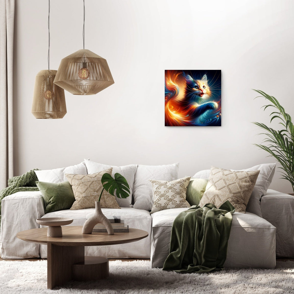 Feline Vitality Canvas