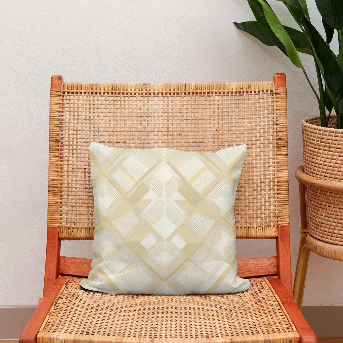 Diamond Rhythm Cotton Cushion