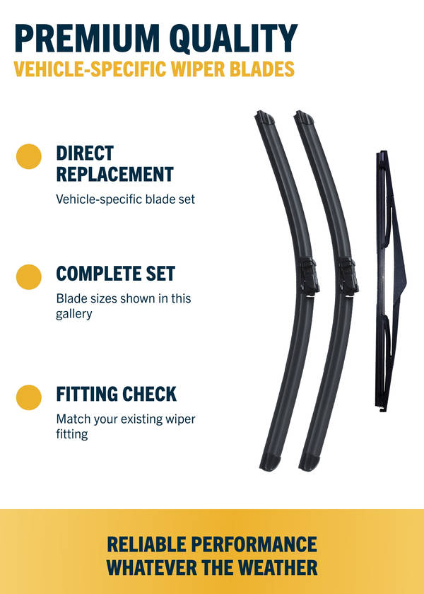 Ford Focus Estate Front & Rear Wiper Blades | Jul 2010-Apr 2018