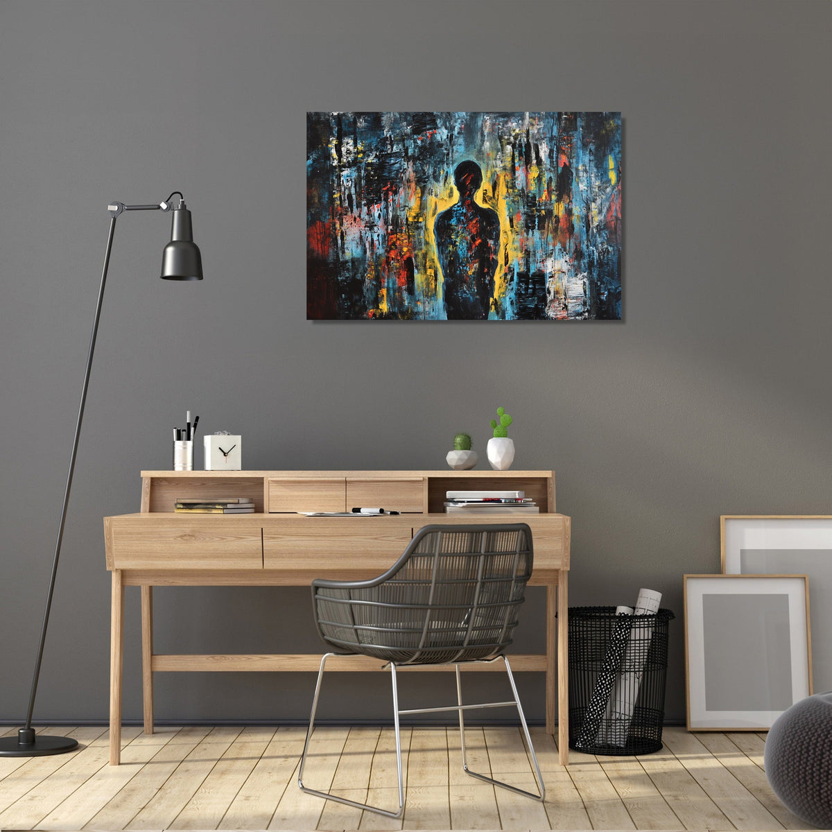 Longing Figure Canvas