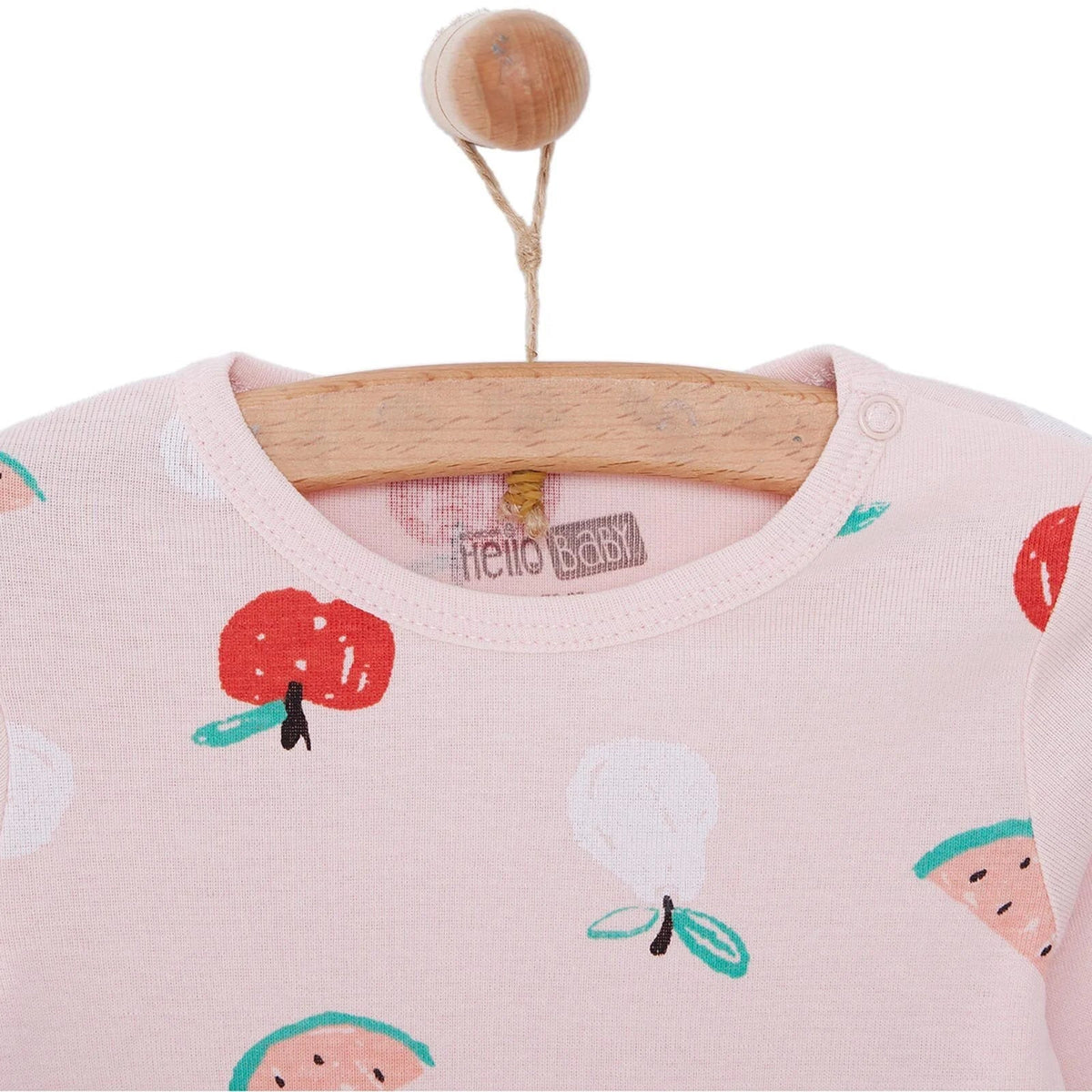 HelloBaby Long Sleeve Baby Bodysuit (3 Months to 3 Years)