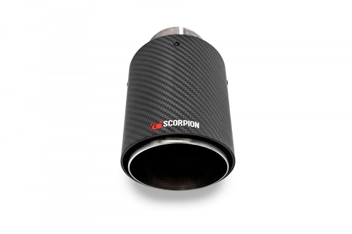SCORPION EXHAUSTS - REPLACEMENT CARBON ASCARI TIPS FOR SCORPION EXHAUST - QUAD (X4) 90MM
