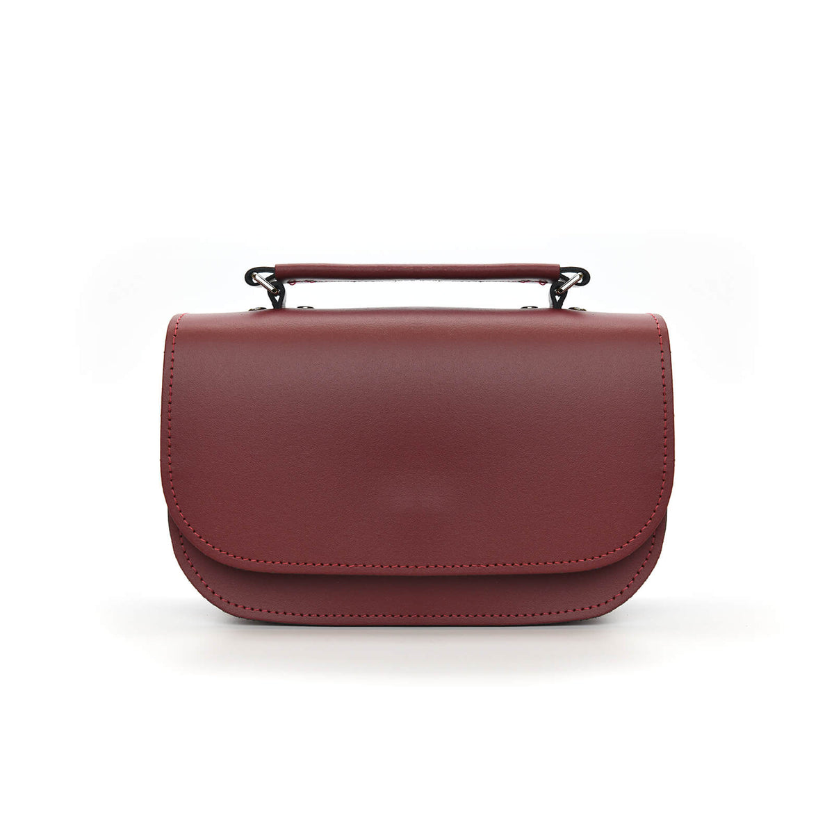 Aura Handmade Leather Bag - Oxblood Red
