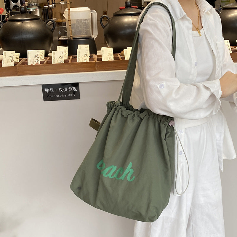 Canvas Bag Large Capacity Women's Shoulder Bag
