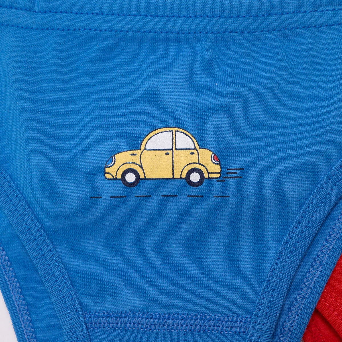 HelloBaby 3 Pack Car Print Ribbed Baby Briefs (2 Years to 5 Years)