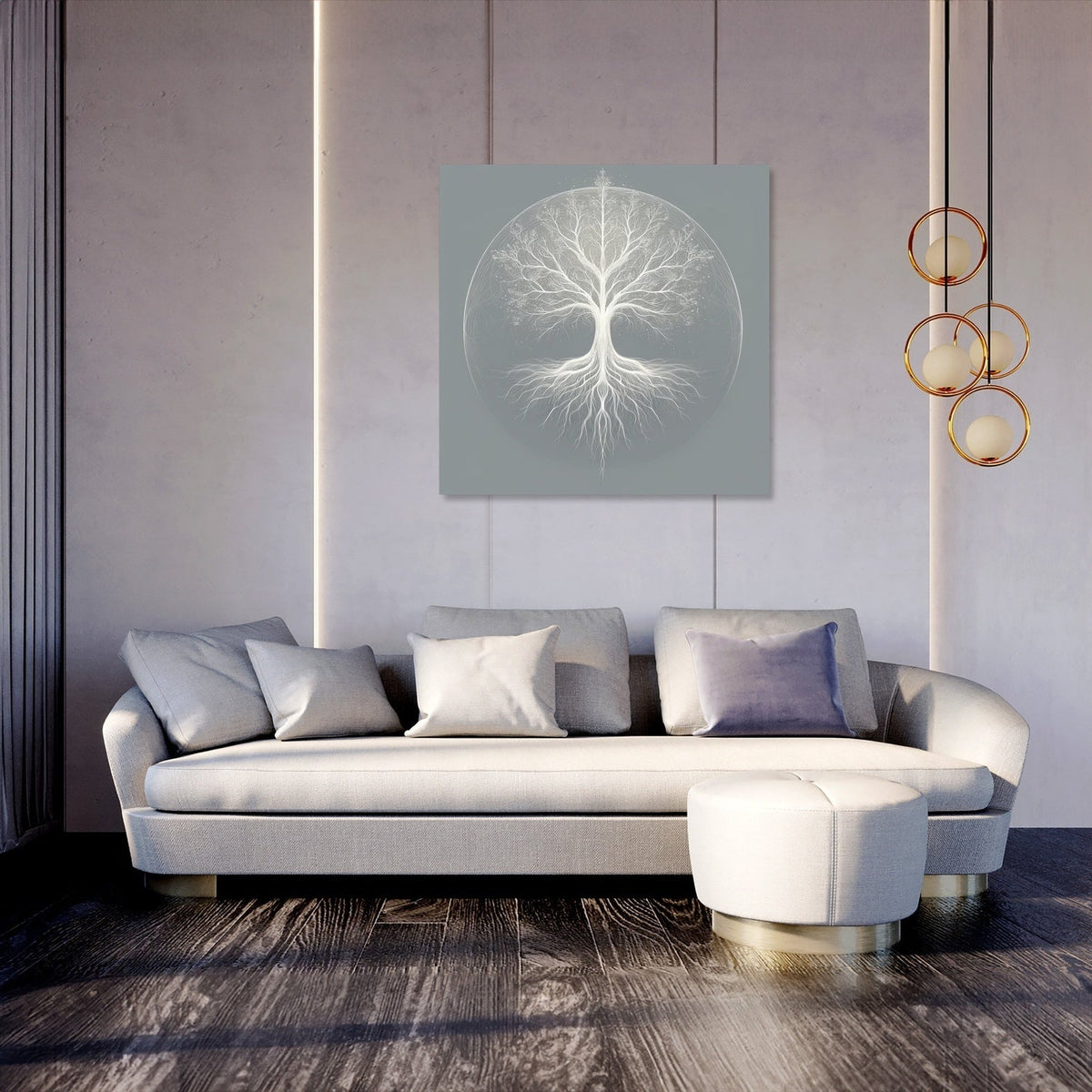 Spectral Roots Canvas