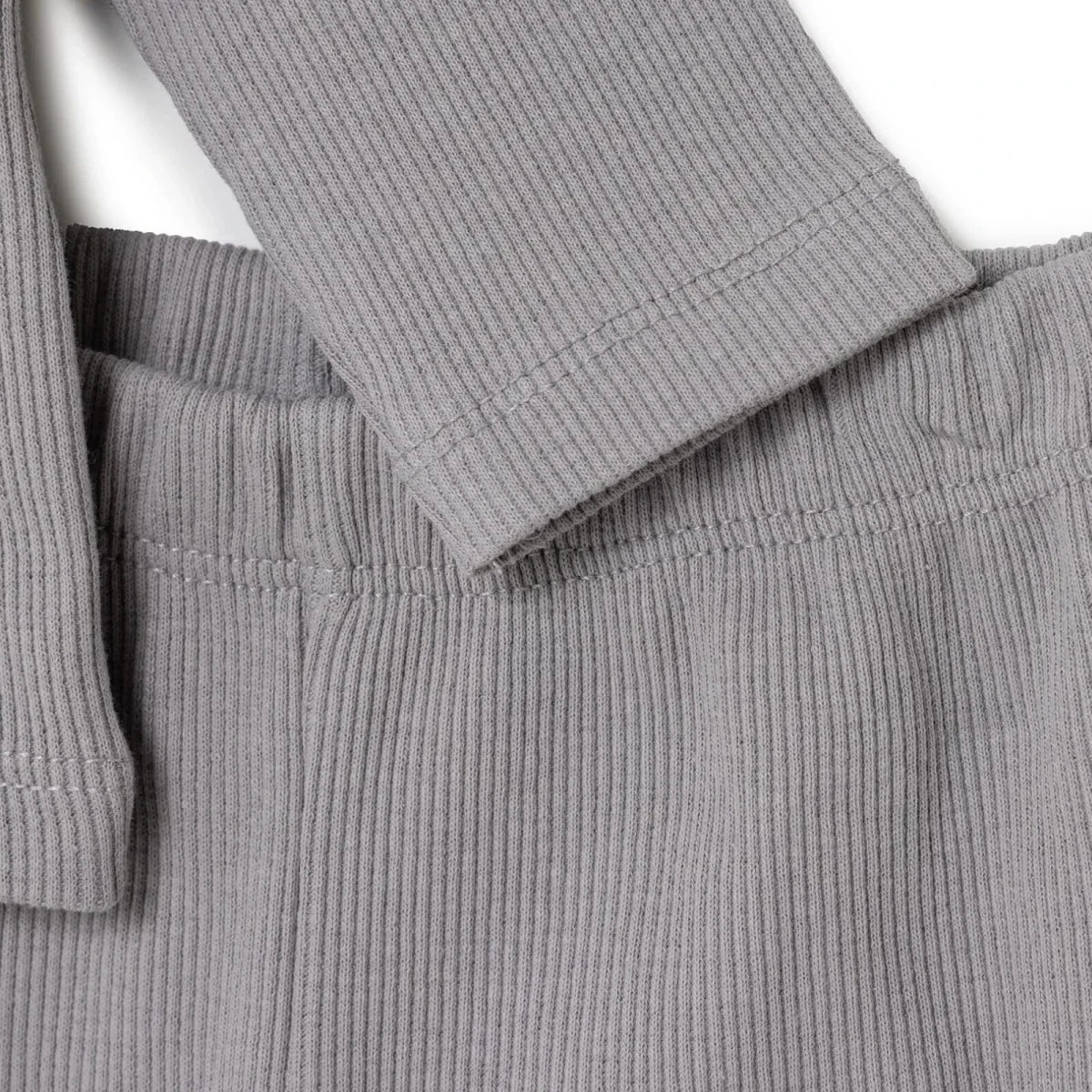 HelloBaby Ribbed Baby Sweatshirt & Leggings Set (1-3 Months to 12 Months) - Grey