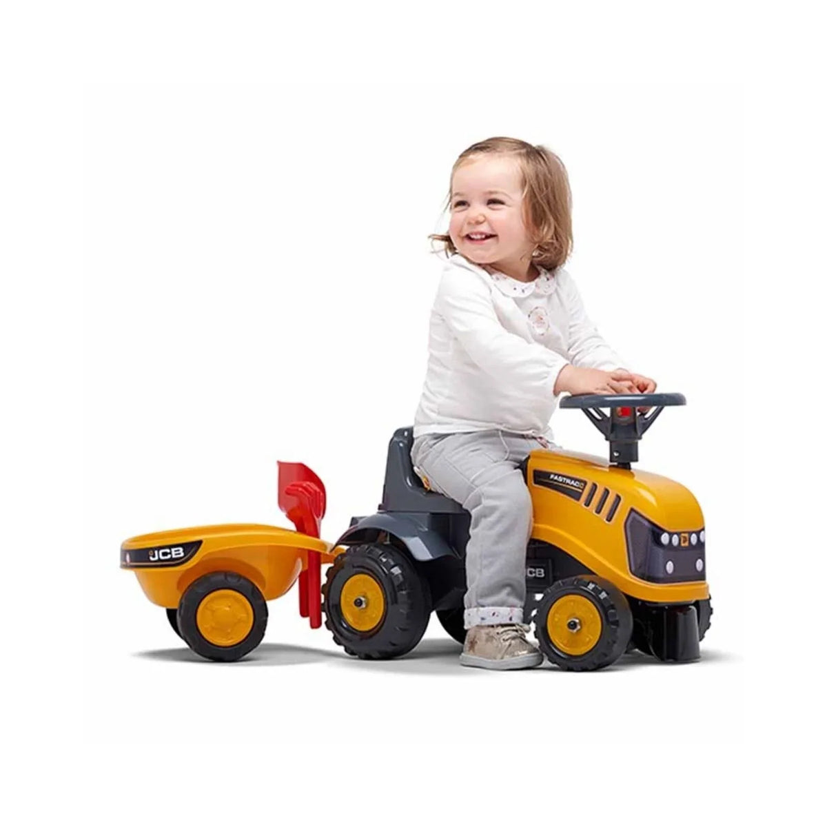 Falk Baby JCB Ride On Tractor with Trailer