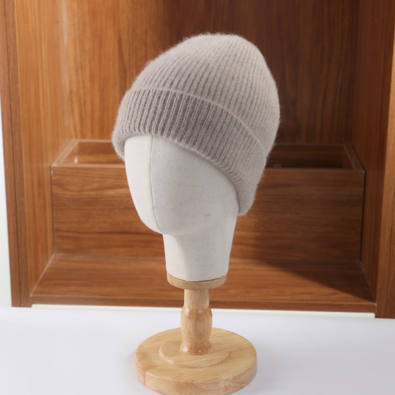 Outdoor Full Wool Knitted Warm Hat