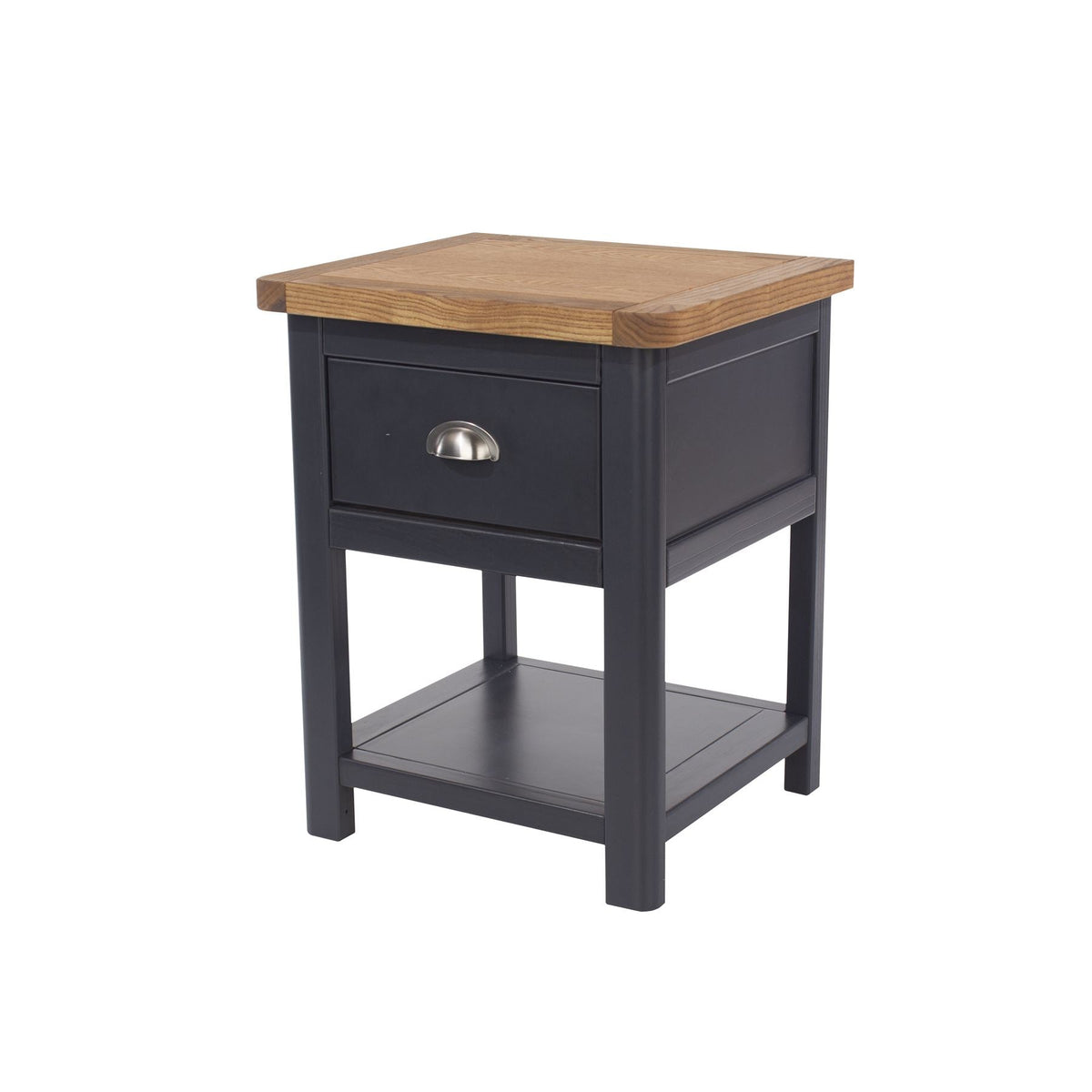 Dunkeld Midnight Blue 1 Drawer Bedside Cabinet