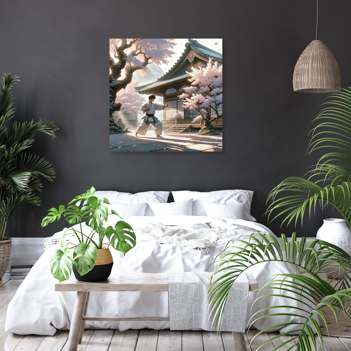 Cherry Blossom Dojo Canvas