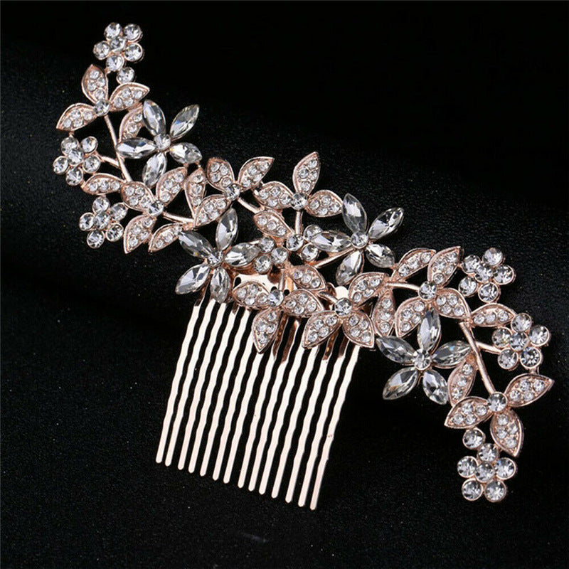Bridal Jewellery Wedding Hair Clip With Drill