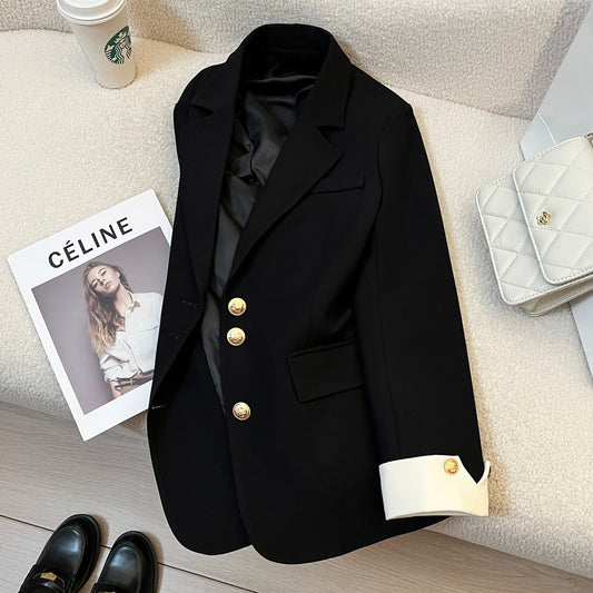 Coat For Women Korean Style Sense Of Design Minority Fashion Temperament Commute