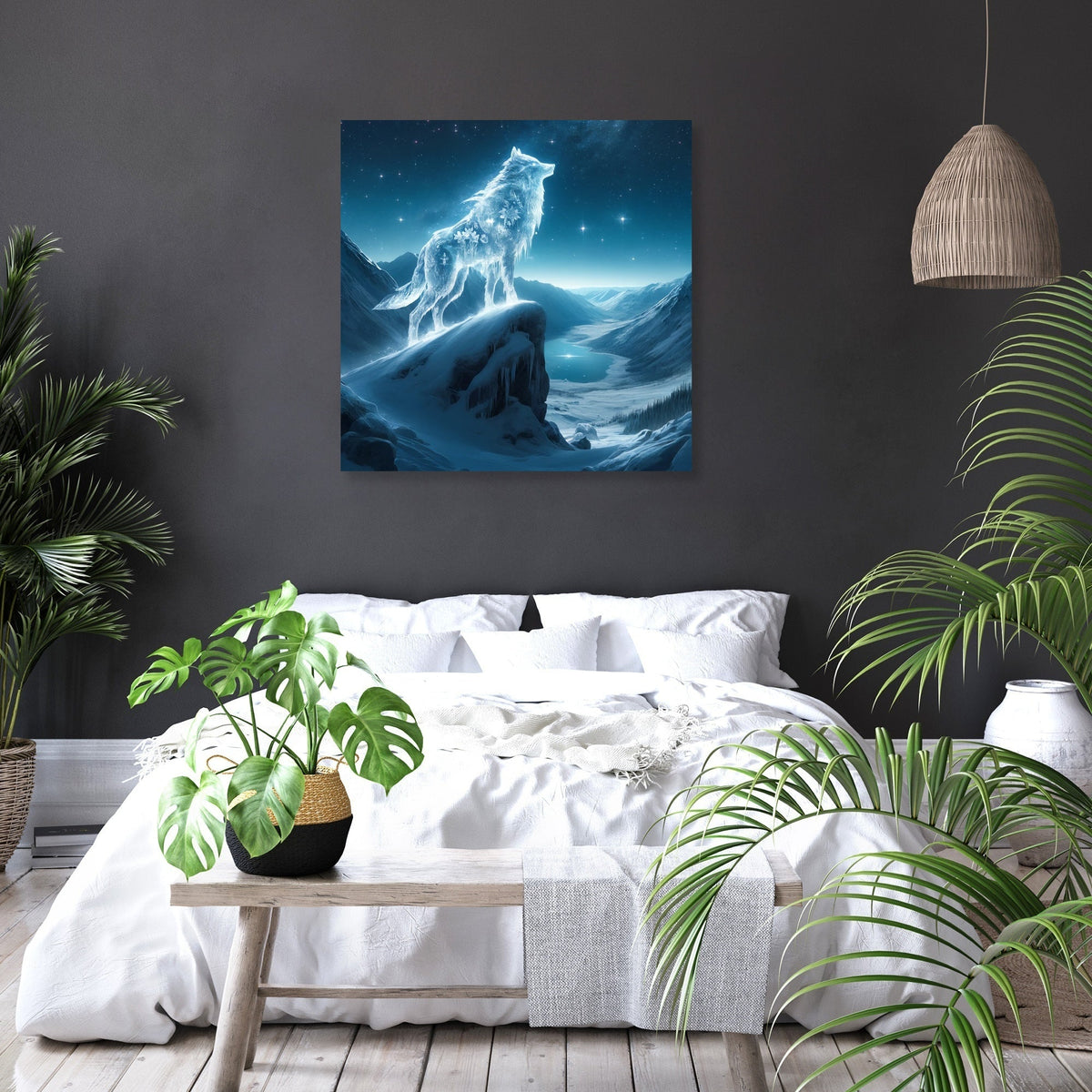 Frost Whisper Canvas