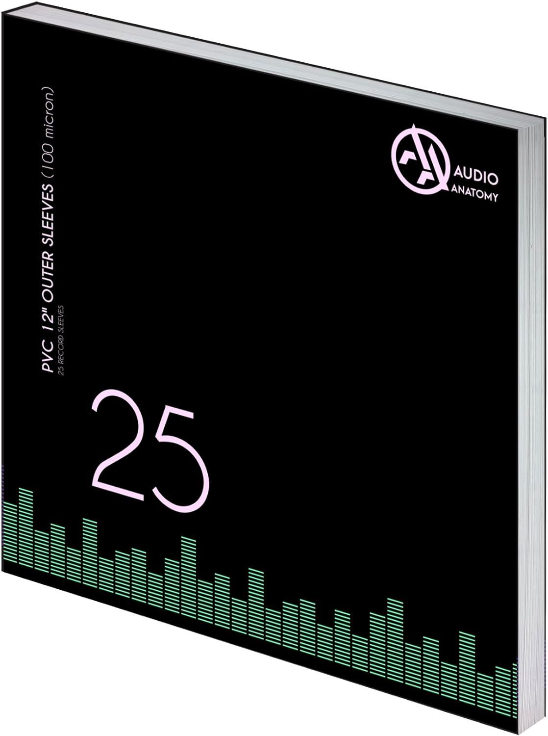 Audio Anatomy 25x PVC Outer Sleeves 12 Inch (100 Micron)