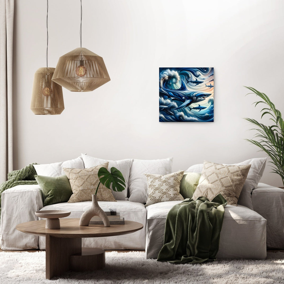 The Shark's Ballet Canvas