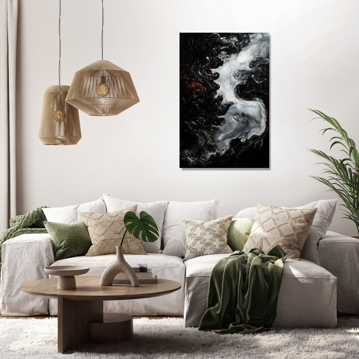 Enigmatic Shadows Canvas