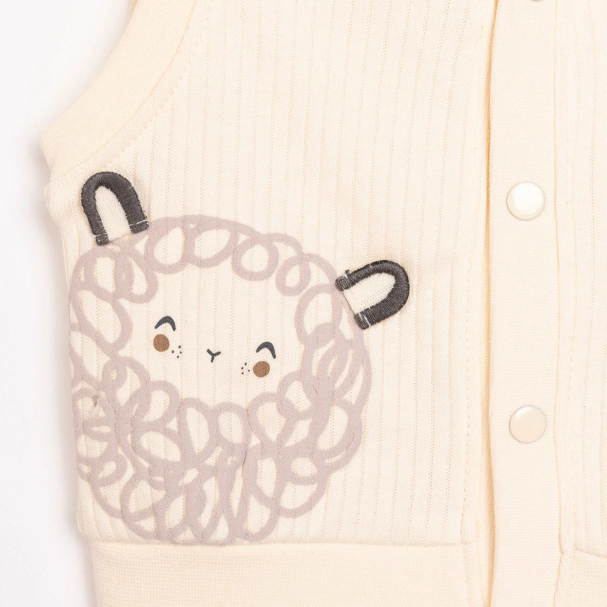 Bebetto Interlock Baby Gilet (3 Months to 12 Months)