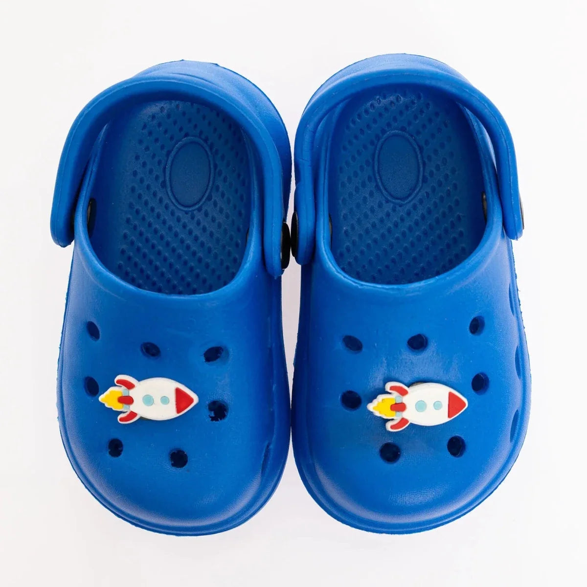HelloBaby Rocket Detail Baby Pool Slides - Blue