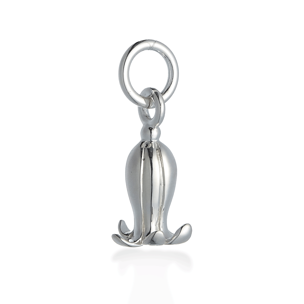Bluebell Flower Silver Charm