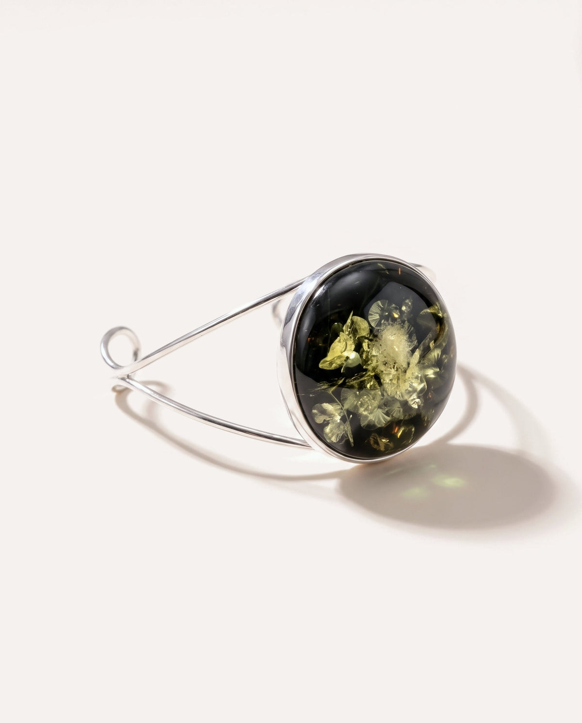 Bold Green Amber Arm Cuff