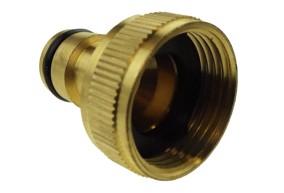 Tap Connector Snap-On Male - 1" BSPF Brass