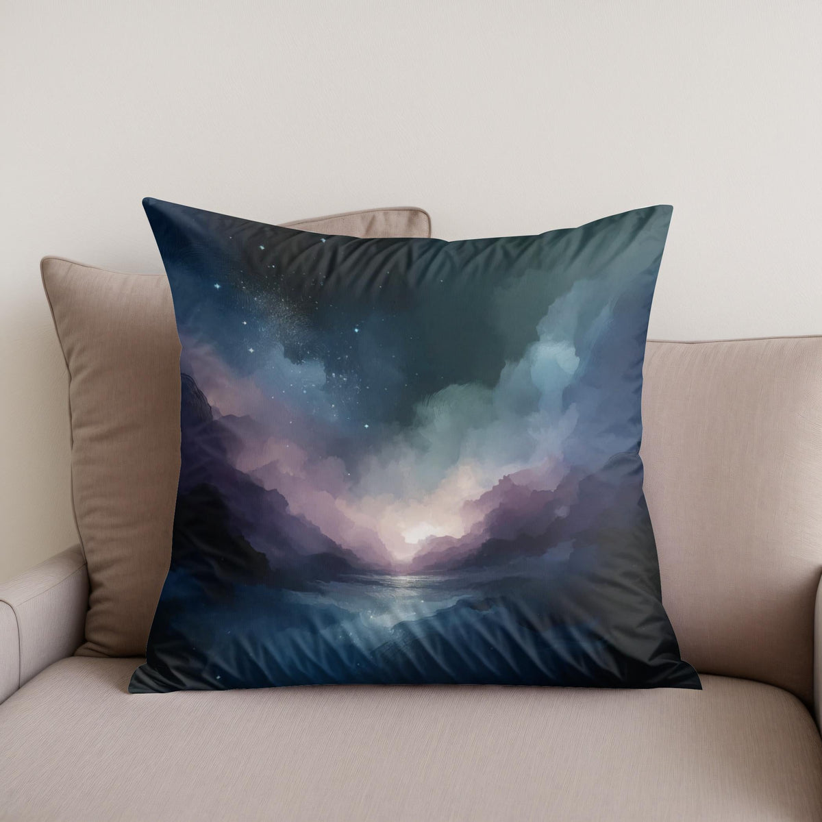 Nocturnal Serenity Cotton Cushion