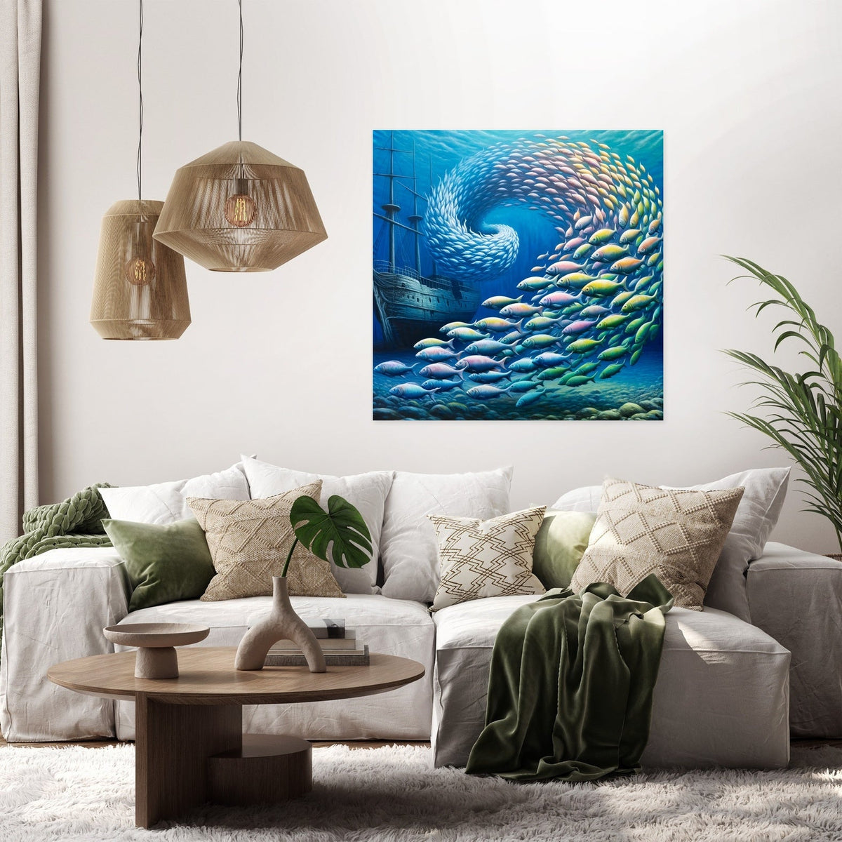 Aquatic Symphony Canvas