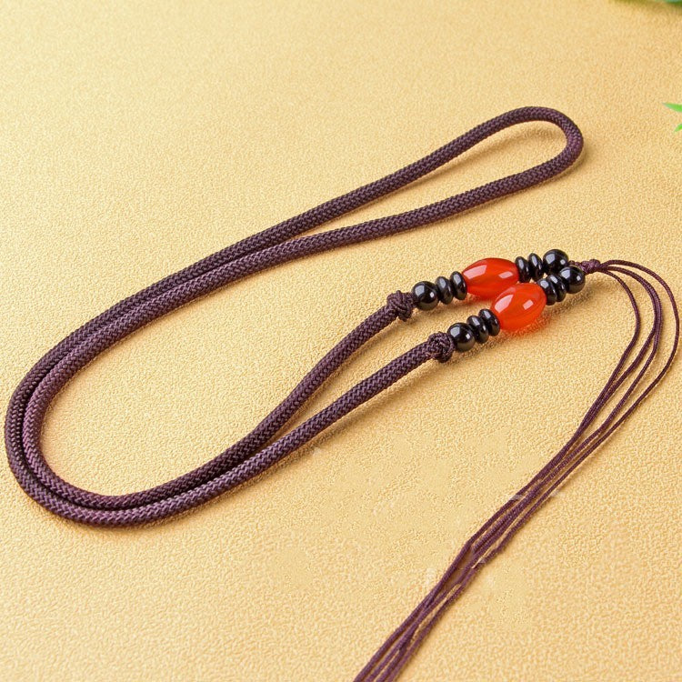 Braided Multicolor Neck Cord