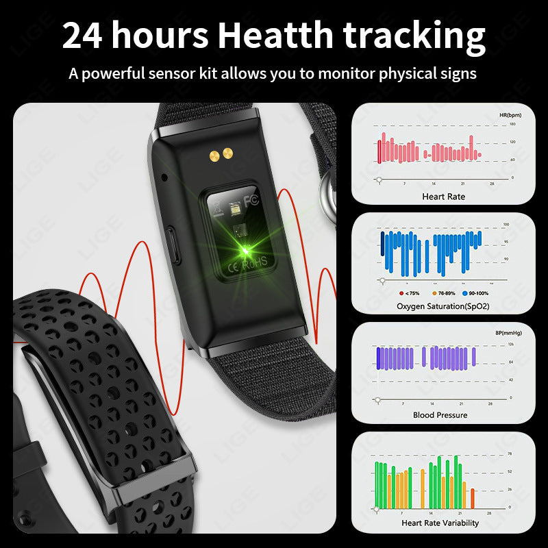 Stylish And Versatile Outdoor Smart Watch Health Detection Fitness Exercise