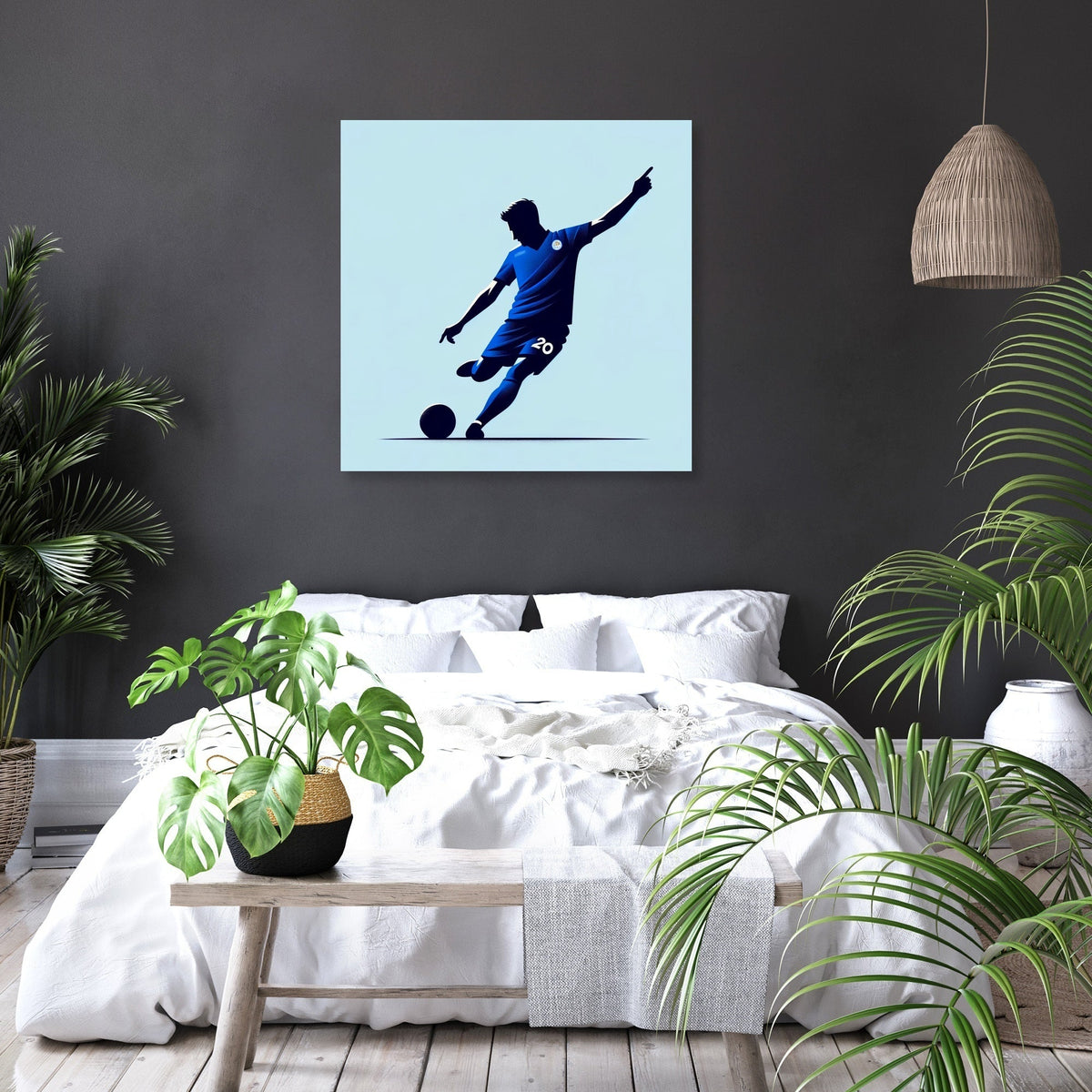 Royal Blue Strike Canvas