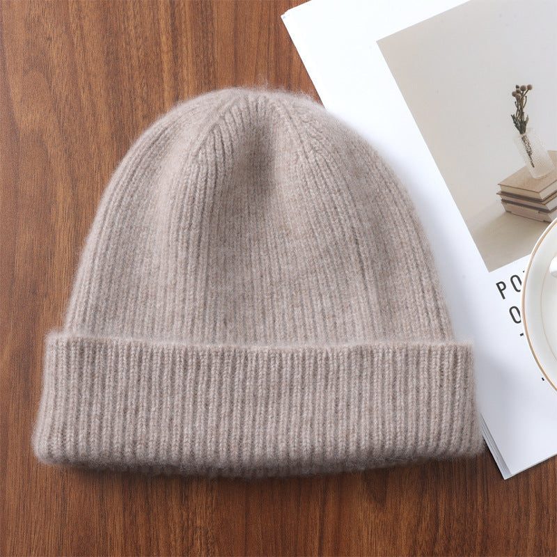 Outdoor Full Wool Knitted Warm Hat