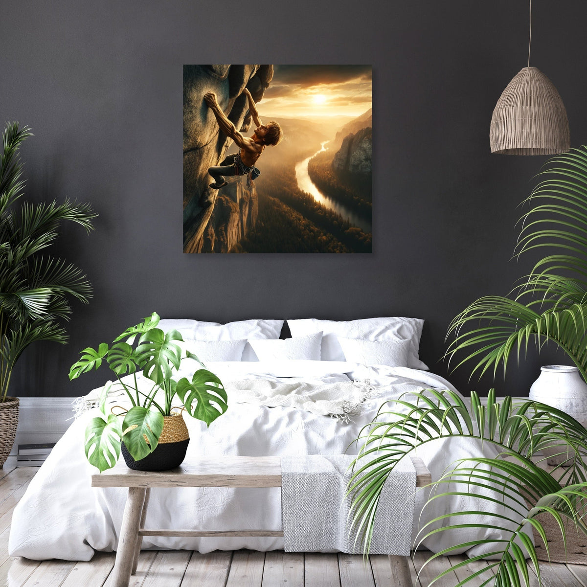 Climber's Triumph Canvas