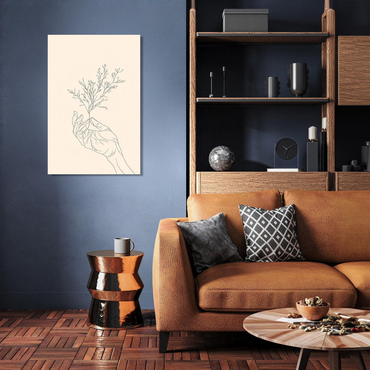 Hand and Plant Canvas