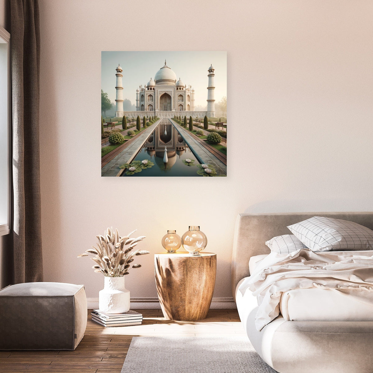 Dawn at Taj Canvas