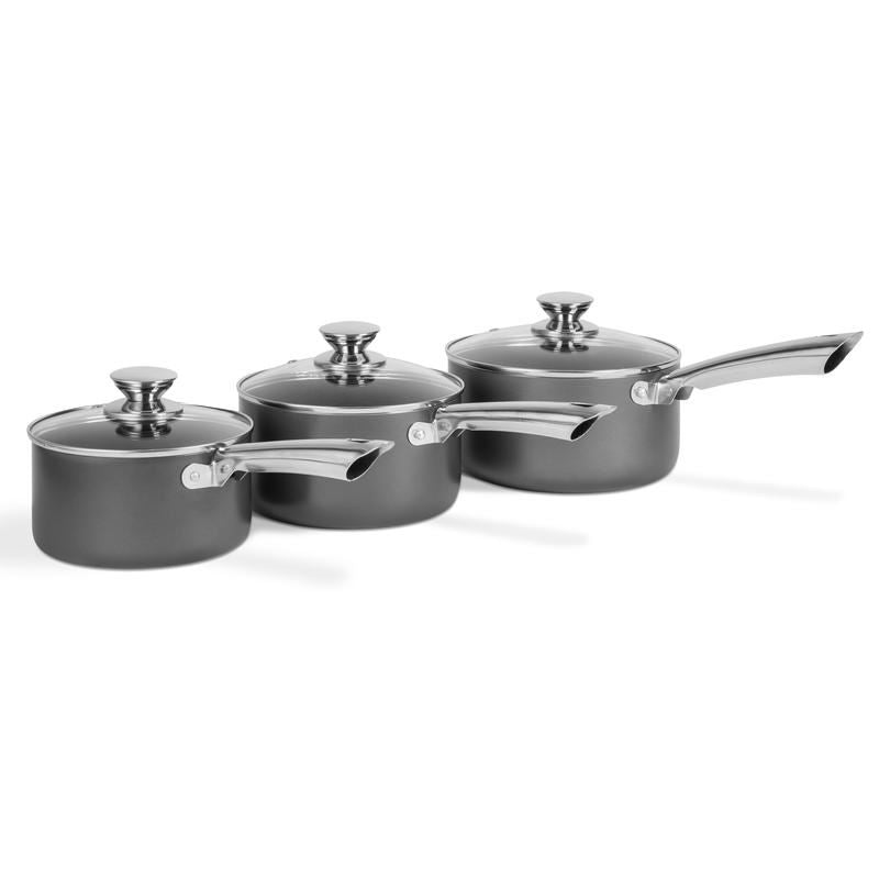 Morphy Richards Accents 3 Piece Pan Set Titanium