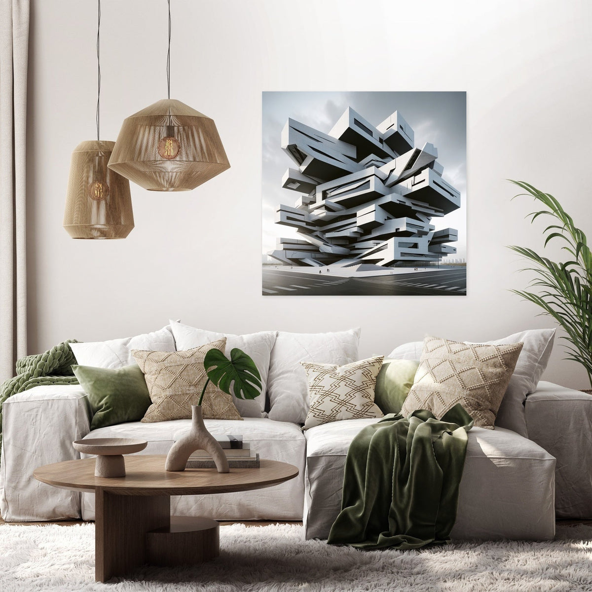 Deconstructivist Dimensions Canvas