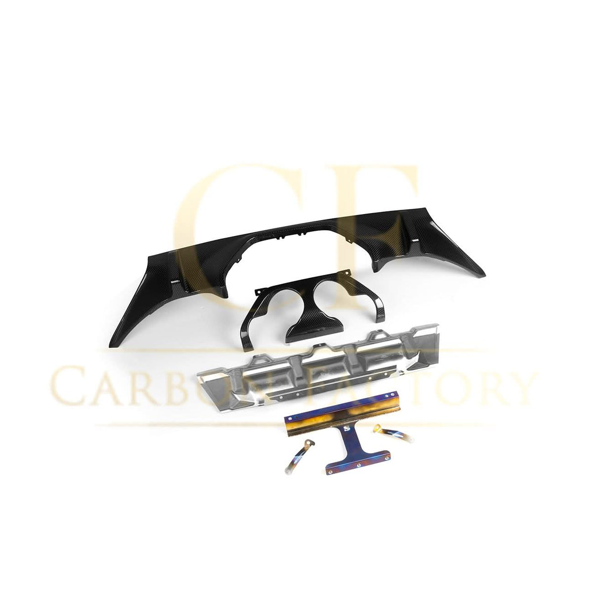 MP Style Pre-Preg Carbon Fibre Diffuser with Aluminium Heat Shield for BMW G87 M2 23-Present