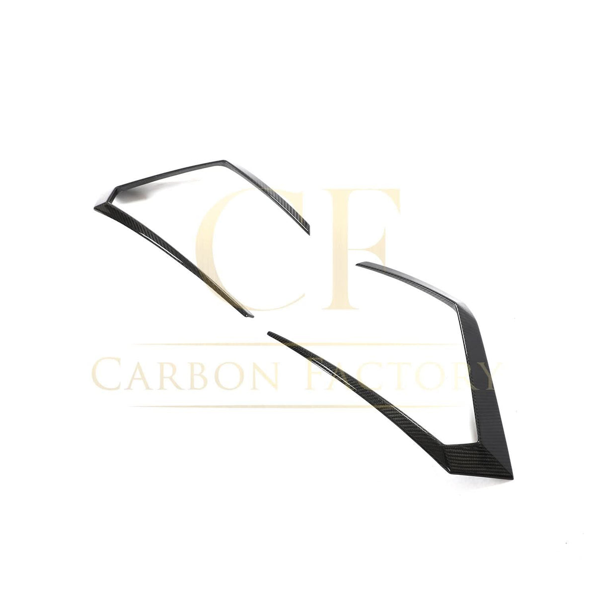 Pre-Preg Carbon Fibre Rear Bumper Trims for Lamborghini Urus 18-21