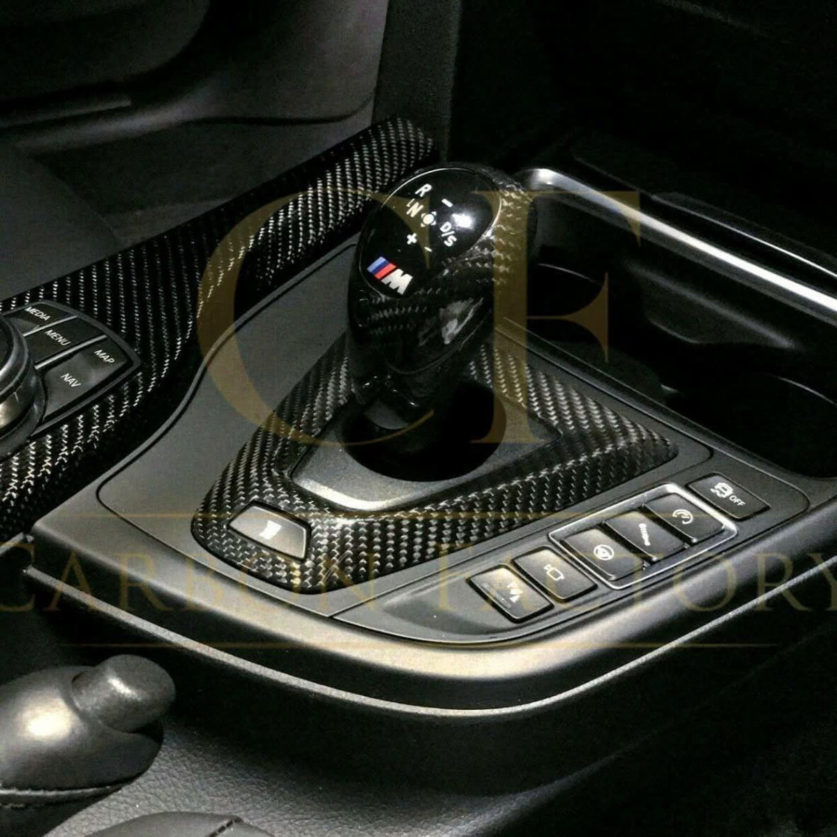 Pre-preg Carbon Fibre Gear Surround Trim for BMW F80 M3 F82 F83 M4 F87 M2 14-20